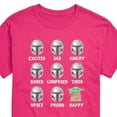 thumbnail image 2 of Star Wars - The Mandalorian Moods - Men's Short Sleeve Graphic T-Shirt, 2 of 4