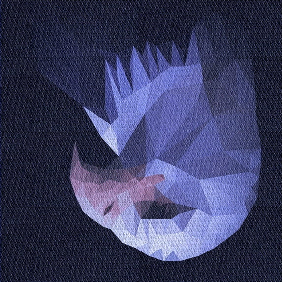 Ahgly Company Machine Washable Indoor Square Transitional Night Blue Area Rugs, 8' Square