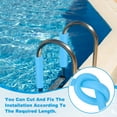 thumbnail image 4 of Uxcell Pipe Insulation Foam Tube, Pool Noodles Foam Tubing Covers for Swimming Pool Handle Heat Preservation Sleeve Blue 1-1/4" (32mm) ID x 3.3FT x 2-1/16" OD, 4 of 7