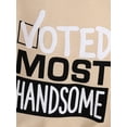 thumbnail image 6 of Jxzom Baby Boy Fall Clothes The Handsome Ones Are Always Trouble Letter Print Long Sleeve Sweatshirt Tops Pants 2Pcs Toddler Infant Outfits Set, 6 of 8
