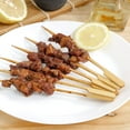 thumbnail image 5 of 12 Inch Bamboo Paddle Kebab Skewers Grilling Paddle Wooden Food Picks Set of 80 Fruit Kebab Appetizer Wooden Shish Kebab Sticks | Bamboo Kebab Skewers for Party Banquet Buffet and Catering, 5 of 5
