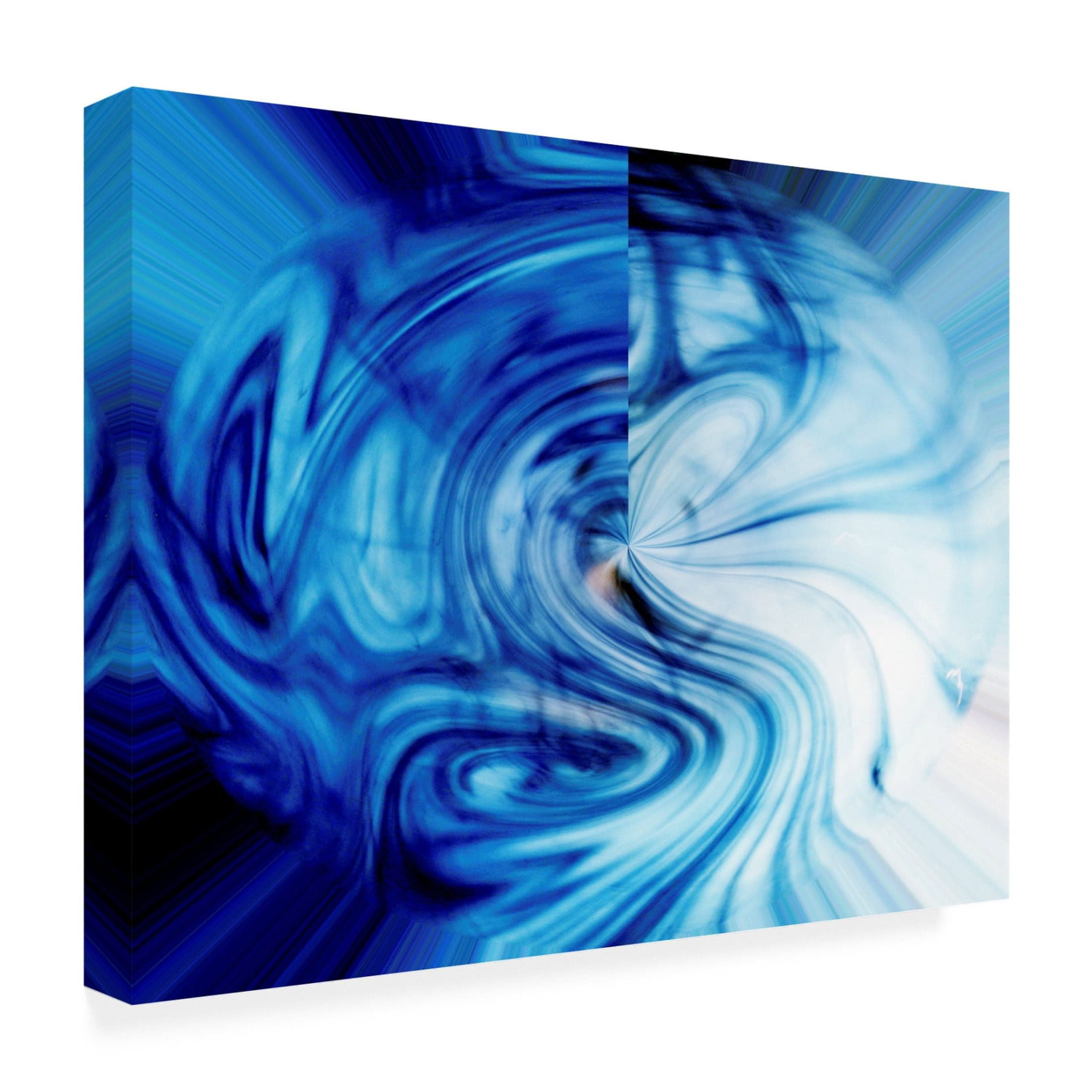 Canvas Wall Art - Clive Branson 'Abstract Swirl' Wall Art for Living Room, Bedroom, or Office Décor by Trademark Fine Art - 32 x 24 Inches