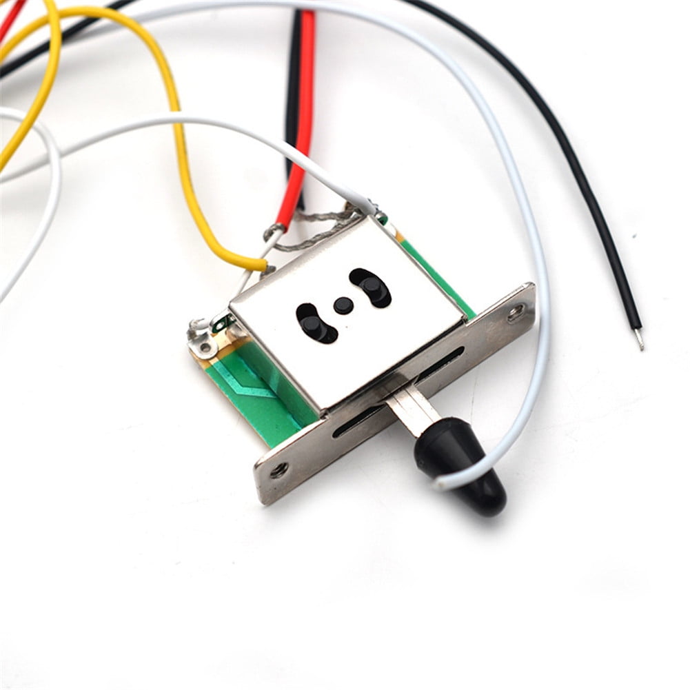 Electric Guitar Dual Pickups Complete Line Harness 3 Way Toggle Switch Pickup for ST Electric Guitar
