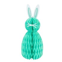 NANIL Easter Hanging Honeycomb Decoration, Easter Bunny 3D Paper Honeycomb Party Decorations Table Centerpieces, Bunny Hanging Tree Ornament for Spring Party