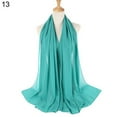 thumbnail image 3 of Cheers.US  Womens Bubble Chiffon Scarf Fashion Hijab Solid Color Muslim Shawl Instant Wraps, 3 of 3
