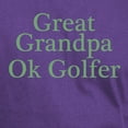 thumbnail image 3 of CafePress - Great Grandpa OK Golfer Dark T Shirt - Men's Classic Graphic Cotton T-Shirt, 3 of 4