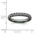 thumbnail image 5 of Sterling Silver Black-Plated Ring, 5 of 5