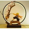 thumbnail image 1 of Demon Slayer Agatsuma Zenitsu LED Light Figure PVC 35CM Ornaments Model Toy Gift, 1 of 4