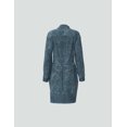 thumbnail image 5 of Mrs Momma Bear Long-Sleeve Printed Denim Athleisure Blue, Denim Midi Dress (Women's), 5 of 6