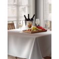 thumbnail image 6 of White Brown Table Cloth, Modern Gradient Vertical Stripes Geometric Waterproof Tablecloth for Rectangle Tables, Reusable Washable Fabric Table Cover for Restaurant Kitchen Dining Tables 60"x84", 6 of 6