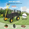 thumbnail image 4 of Bed Bath & Beyond VEVOR Heavy-Duty Steel Garden Cart with Removable Sides, 4 of 5