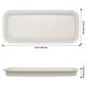 thumbnail image 4 of RomaMX 5pcs Bandeja de maceta de plástico Preservativo Transpirable Ahorro de agua Resistente a la sequía Transmisión de luz Bandeja rectangular (Beige), 4 of 7