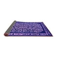 thumbnail image 2 of Ahgly Company Indoor Round Oriental Purple Industrial Area Rugs, 4' Round, 2 of 4