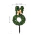 thumbnail image 5 of Topiario de conejo de Pascua con lazo, planta artificial realista de conejo, árbol topiario de simulación de festival con estaca para decoración de Pascua., 5 of 6