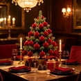 thumbnail image 4 of Hvmvliv Flocked Christmas Ball Ornament Velvet Xmas Tree Hanging Bauble Shatterproof for Holiday Party Decor, 4 of 6