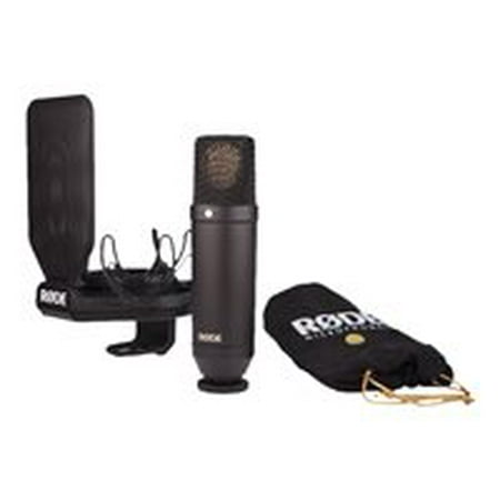 - RØDE NT1 - Microphone - matte black - with SMR shock mount