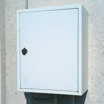 OUNONA 6Pcs Black Rainproof Door Lock Cover with Easy Installation for Outdoor Use