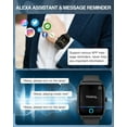 thumbnail image 4 of Smart Watch for Men Women with Bluetooth Call, Built in1.8 DIY Dial with，Black, 4 of 14