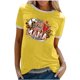 thumbnail image 1 of Elegante blusa de manga corta con cuello redondo y manga abullonada para mujer OAVQHLG3B Store  lin121212, 1 of 5