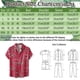 thumbnail image 5 of Camisas De Lino Para Hombre Camisas de un solo pecho de primavera y verano para hombre, camisa informal de manga corta con solapa para playa y vacaciones al libre (White, L), 5 of 6