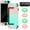 Pink Green, variant on Dockable Case for Switch 2 2025,Protective Hard Case Cover for Switch 2 Joy Con,Anti-Scratch and Shock-Absorption Design Cover Skin with Screen Protector and 4Pcs Thumb Grips (White)
