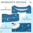 thumbnail image 2 of FORMRS Boys Rash Guard Short Sleeves Swim Shirt Quick Dry UPF 50+ Sun Protection, Sizes 3-12T, Blue Polar Bear, 2 of 6