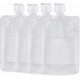 thumbnail image 1 of 4-Pack Refillable Travel Squeeze Pouches, 50ml Portable Empty Bottles for On-the-Go Convenience, 1 of 5