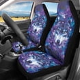 thumbnail image 2 of Jeiento Galaxy Sky Wolf Car Front Seat Cover Automobile Seat Covers Universal Auto Interior Accessories Fit for Most Cars Truck Van SUV, 2 Pack, 2 of 7