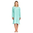 thumbnail image 2 of Casual Nights Women's Soft Knit Lounge Sleep Nightgown, Cotton Blend, Size XL, 2 of 5