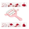 thumbnail image 3 of Fabricante De Pompones, Fabricante De Borlas Portátil Rosa, Operación Pequeña Y Simple, Portátil Para Manualidades De Lana DIY, 3 of 7