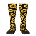 thumbnail image 2 of Lsque Sunflower 6 Printed Crew Socks Men's Women's LightWeight Thin Casual Calf Socks ,Knee High Socks,Cotton Socks, 2 of 9