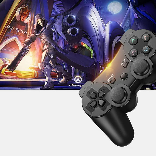 Wireless Controller PS3,Bluetooth Gamepad for Playstation 3 with Dual Shock Feedback,Wired Gaming Joysticks(Orange） Walmart.com