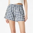 thumbnail image 6 of Girls' Shorts Ruffle Elastic Waist Kids Checkered Lightweight Bottoms with Pockets 5-14 Y Summer, 6 of 6