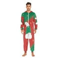 thumbnail image 2 of IAUYY Unisex Adult Onesie Pajamas Ultra-Soft Crystal-Soft Fabric, Halloween Adult Onesie Pajamas Adults,With a Zipper Plus Size Onesie Pajamas, Cute Elements, 2 of 7