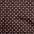 thumbnail image 1 of oneOone Velvet Dark Brown Fabric Geometric Fabric For Sewing Printed Craft Fabric By The Yard 58 Inch Wide, 1 of 5