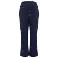 thumbnail image 7 of Women's Pants Fashion Casual Pants For Women High Waisted Wide Leg Sweat Baggy Straight Leg Yoga Track Lightweight Comfy W/Pockets, 7 of 7