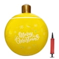 thumbnail image 3 of Navidad Inflable PVC 24 Pulgadas Decorada Al Aire Libre () Amarilla, 3 of 4
