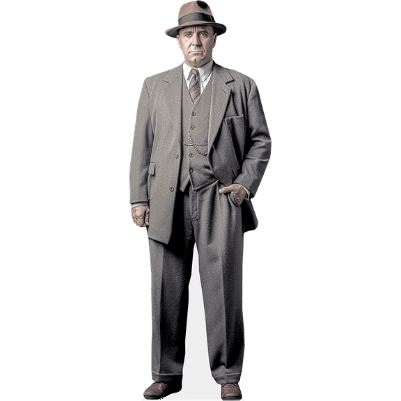1940s Gangster (Two) Lifesize Cardboard Cutout Standee