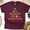 Maroon, variant on All Booked for Christmas T-Shirt | Funny Book Lover Holiday Graphic Tee, Ash, Size 2XL