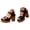 Black, variant on Stylago Platform Heel Sandals for Women Summer Open Toe Chunky Heeled Dressy Shoes Non Slip Summer Party Sandal for Vacation Black Size 7