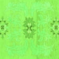 thumbnail image 1 of Ahgly Company Indoor Square Abstract Green Modern Area Rugs, 7' Square, 1 of 4