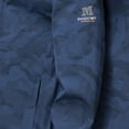 thumbnail image 6 of Holloyiver Men's Hooded Coat Long Sleeve Letter Floral Stand Collar Zipper Pocket Jacket Blue, 6 of 6