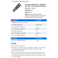 thumbnail image 2 of Rear Shock Absorber Set - Compatible with 2003 - 2014 Cadillac Escalade ESV 2004 2005 2006 2007 2008 2009 2010 2011 2012 2013, 2 of 2