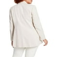 thumbnail image 2 of Bar III Plus Size Open Front Blazer Flax 2X, 2 of 2