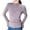 Purple, variant on yillto Women's Turtleneck Long Sleeve Shirts Basic Layer Thermal Underwear Warm Winter Top M-3XL