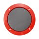 thumbnail image 1 of Coche Metal Audio Altavoz Parrilla Cubierta Malla Woofer Rejilla rojo 4 pulgadas, 1 of 1
