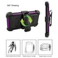 thumbnail image 6 of Mignova samsung S10e Case , Heavy-Duty Shockproof Full Body Protection Rugged Hybrid Case with Rotating Belt Clip and Bracket Dual Layer Armor Cover for Samsung Galaxy S10e 5.8 inch-Purple, 6 of 7