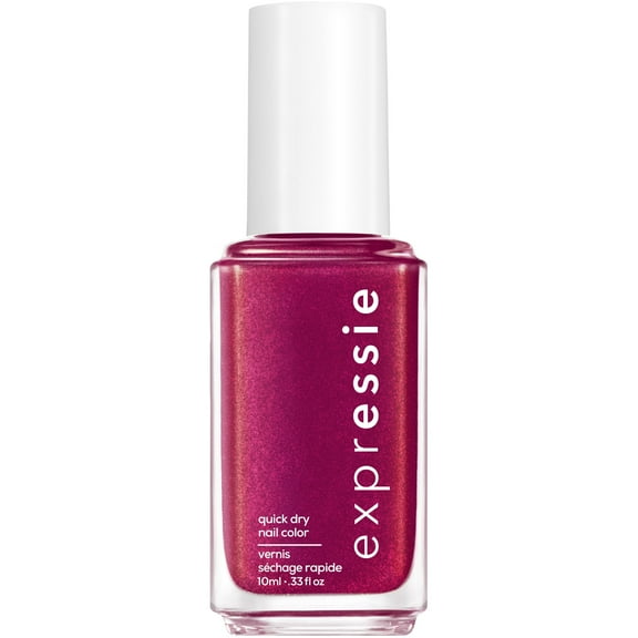 essie Expressie Quick Dry Vegan Nail Polish, Magenta Pink, 0.33 fl oz Bottle