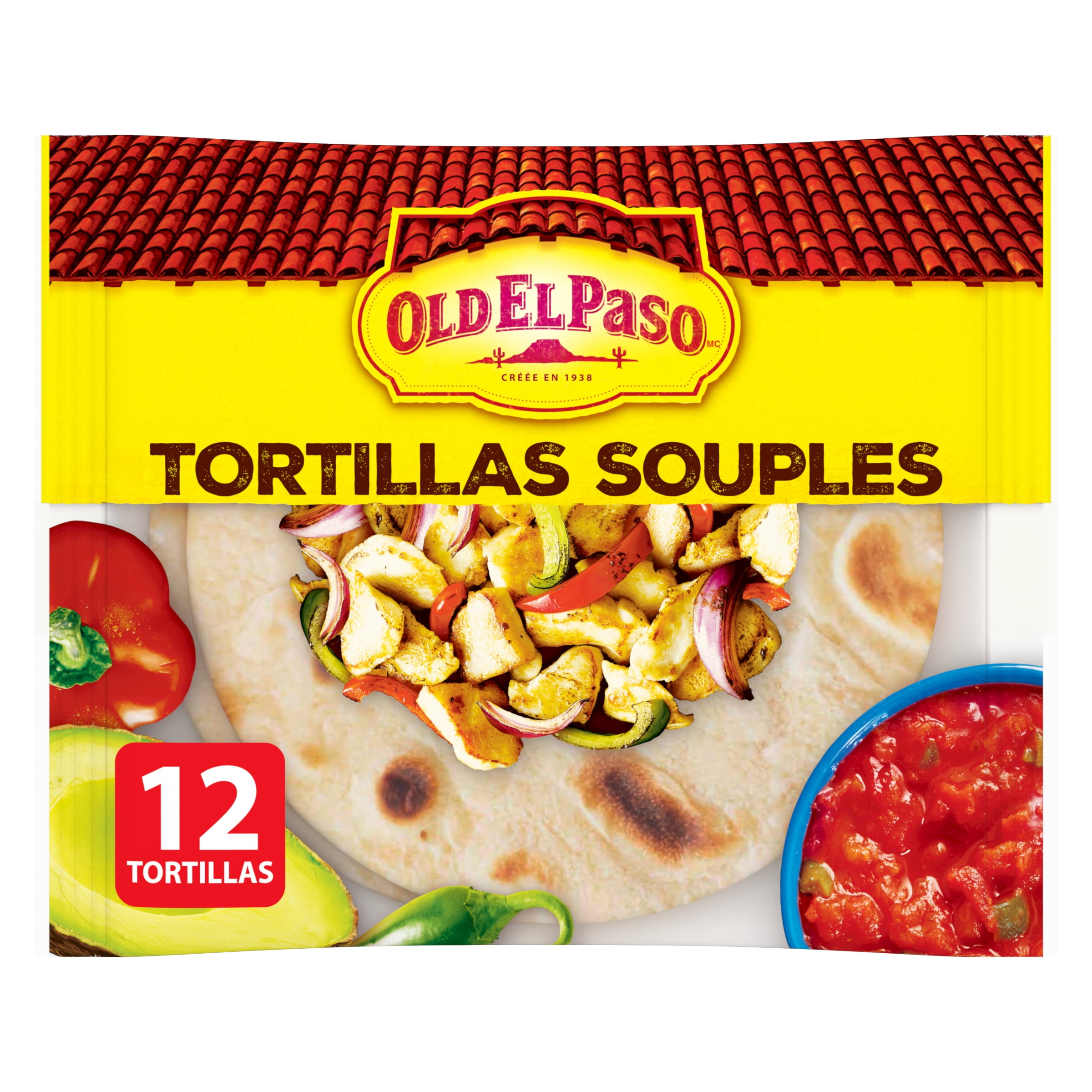 Old El Paso Soft Tortillas Medium, 12 Tortillas, 297 g