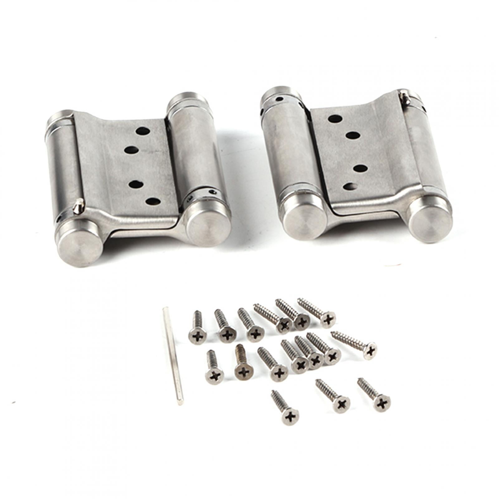 2Pcs 3Inch stainless steel Double Action Spring Hinge Saloon Cafe Door Swing Door